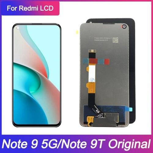 Original For Xiaomi Redmi Note 9T LCD Display Screen Touch Digitizer Assembly Screen For Redmi Note 9 5G LCD