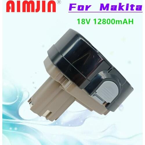 18V 12800mAH Ni-CD Rechargeable Tools Battery 18V 4.8AH Ni-Cd for MAKITA 1822 192826-5 192827-3 PA18 Free Shipping