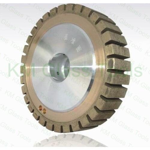 CNC Full Segmented Good 150x22xFE7/9/11/13mm Flat edge with Cooling holes (1A1-S)Peripheral Daimond wheel,For CNC glass machine