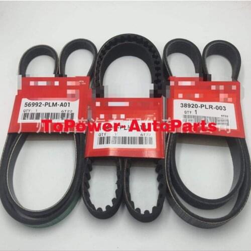 Timing Belt Serpentine Belt Drive Belt OEM 14400-PLM-014 56992-PLM-A01 38920-PLR-003 for Hondaa Civic 14400PLM014 56992PLMA01