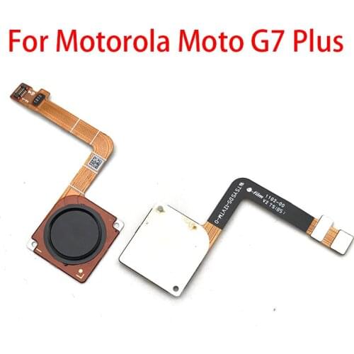 Repair Fingerprint Scanner For Motorola Moto G7 Plus ID Home Button Fingerprint Menu Return Key Recognition Sensor Flex Cable
