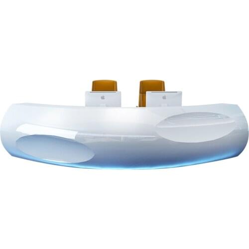 Company reception desk creative welcome desk simple modern front desk bar painting information desk