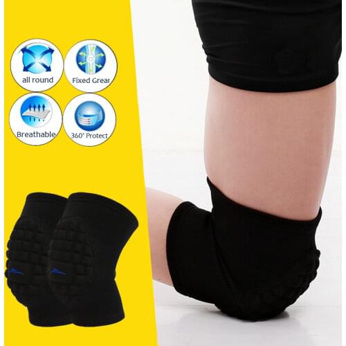 1Pair Anti-Collision Dance Kneepad Kneeling Knee Brace Basketball Knee Pads Volleyball Soccer Sports Knee Support Protector