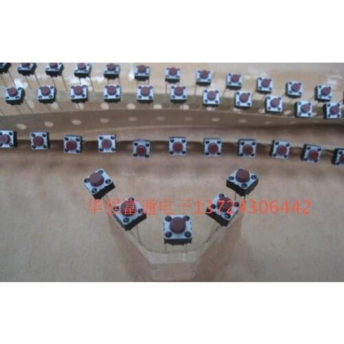 10pcs/lot Spot original Japanese 6*6*5 two foot button switch EVQ21405R light touch switch