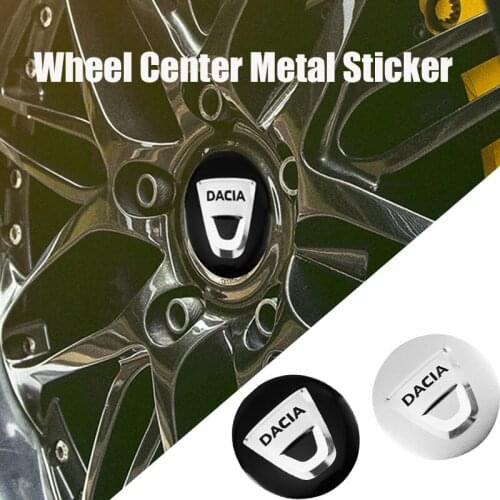 4pcs 56mm Auto Styling Wheel Center Hub Cap Sticker Cover Car Accessories For Dacia Logan Mcv 2 Duster 2018 2021 Sandero Lodgy