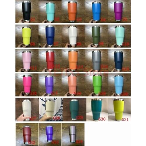 50pcs Stainless Steel Tumbler 30oz tumbler Double Wall Vacuum Insulated Travel Coffee Mug Large Capacity Sports Cups