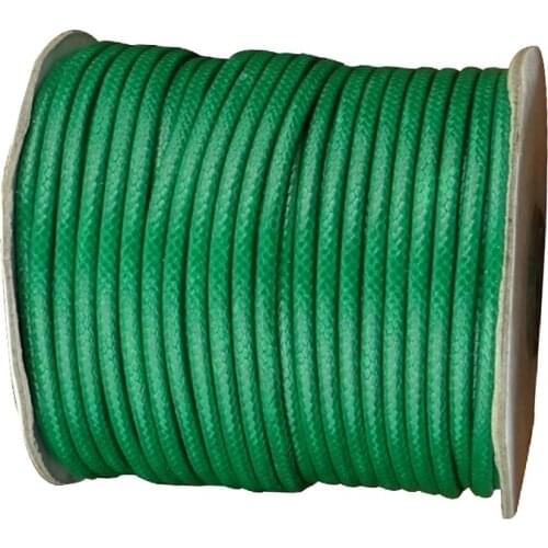 50yards/roll +3.5mm Green Korea Polyester Wax Cord Waxed Rope Thread+DIY Jewelry Accessories Shoes Bracelet Necklace Wire String