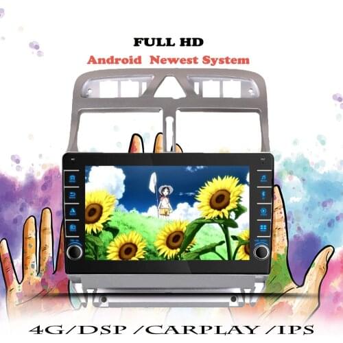 Car Radio For Peugeot 307 307CC 307SW 2002 - 2009 2010 2011 2012 2013 Android 10 Multimedia Player DVD Navigation GPS Head Unit