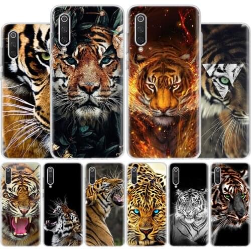 Ferocious Tiger Animal Cover Phone Case For Xiaomi Redmi Note 10 9 9S 8T 8 7 6 5 9A 6A 7A 8A 9C K20 S2 Pro Luxury Soft Coque