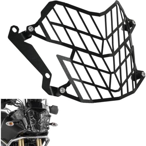 Black Front Headlight Headlamp Grille Guard Tirm Cover Protector For YAMAHA Tenere 700 XTZ XTZ700 XT700Z XT 700 Z T7 2018-2021