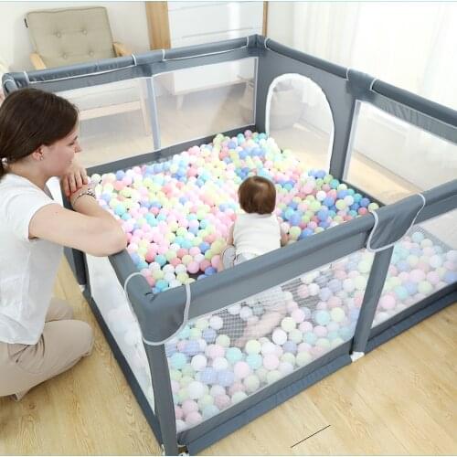 Indoor Baby Play Ball Pool Children Safety Barrier Kids Basketball Football Playground Foldable Game Tent Railing For 0-6 Years