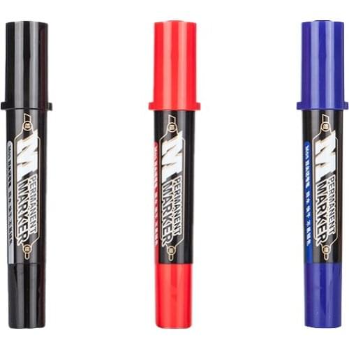 M&G Drawing Sketch Art Double-Headed Marker Pen Student School Office Stationery Art CD Logistics Marker Meeting Painting Metal