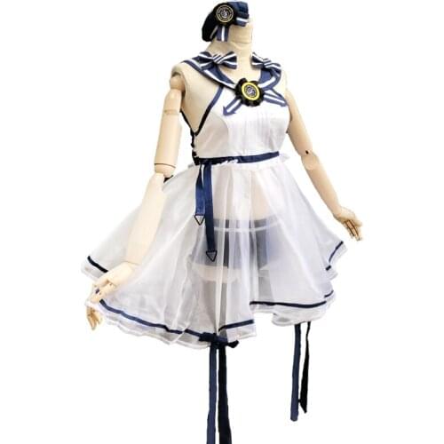 Game Arknights Rym Coral coast Cosplay Costume Women Cosplay Dress Halloween Christmas Carnival Party Costumes