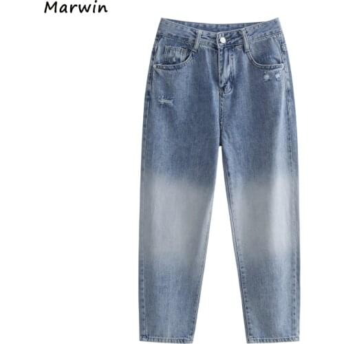 Marwin&Friend Women's Straight Jeans