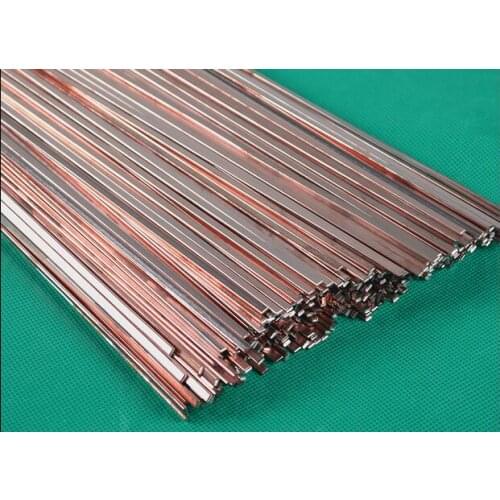 3X400X1.3mm Flat Welding rods phosphor copper BCu93P 10pcs/bag HL201/BCuP-2