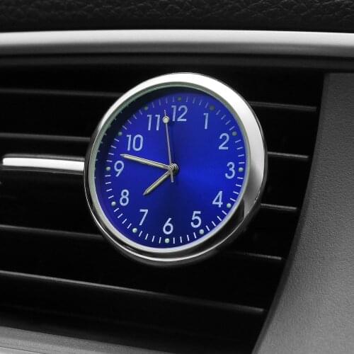 Luminous Car Clock Clip Air Freshener Auto Watch Automobiles Air Vent Mechanics Quartz Clock Automotive Styling Accessories Gift