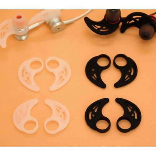 2pair 4PCS BGreen Earphone Earbud Silicone Ear Hooks Accessory kit Earhook Ear Hook For Sports Running Earphone Earbud