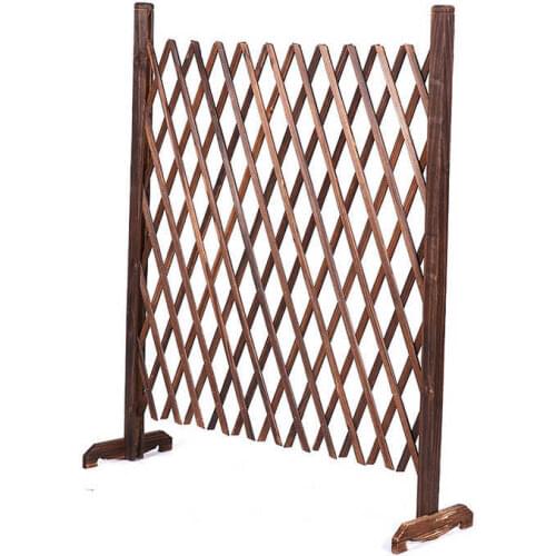 68/88cm/1.2m Wood Fence for Garden Boarder Wood Mesh Balcony Vinyl fence Edge Wedding Decor Wood Garden Fence Rot Proof