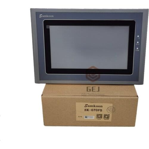 7 Inch SK-070FS Samkoon DC 24V 800*480 Resolution with Ethernet Touch Screen HMI