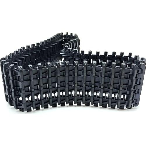 78cm! 45mm Width 3818-1RC tank Caterpillar/plastic track Adjustable Length parts For DIY chassis