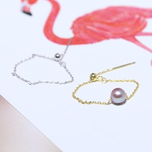 925 Sterling Silver Gold Color Adjustable Pearl Ring Settings Findings Mountings Parts for Oyster Pearl Corals Jade Beads Stones