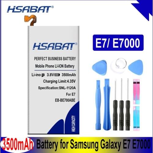 HSABAT 3500mAh EB-BE700ABE Battery for Samsung Galaxy E7 E7000 E700F