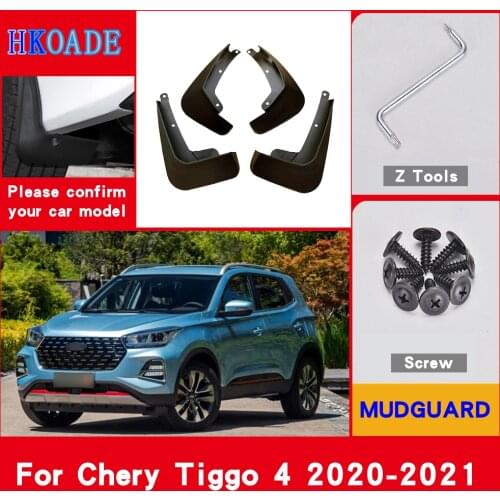 Car Fender Mud Flaps For Chery Tiggo4 Tiggo 4 5X 2020 2021 Mudguards Splash Guards Fender Mudflaps Car Fender Accessories