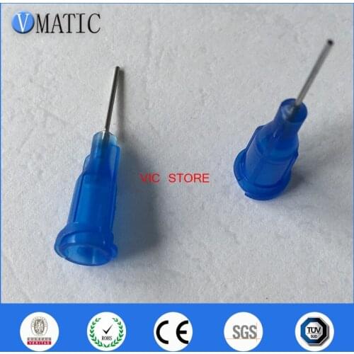 Free Shipping 0.5'' Tube Length 100 Pcs X 22G TE Premier Luer Lock Glue Dispensing Needle Tip 1/2 Inch