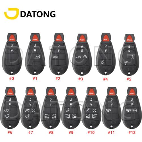 Datong World Car Key Replacement For Chrysler Town & Country Fit Jeep Grand Cherokee Dodge Magnum Durango Smart Car Key Cover