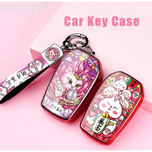 TPU Car Key Case Cover Shell Protection For Toyota Chr Rav4 Auris Avensis Prius Aygo Camry Corolla Land Cruiser 200 Prado Crown