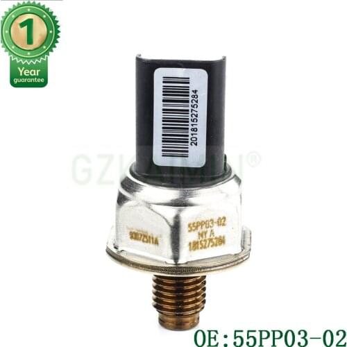 5x FUEL MANIFOLD PRESSURE SENSOR 55PP03-02 9307Z511A 55PP0302 For Ssan-=gyong Kyron 2.0 Xdi For Jaguar X-TYPE 2.0 2.2 TDCI