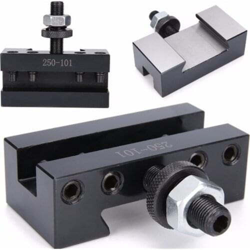 CNC 250-001 Lathe Tool Holder Quick Change Tool Post Cutter Holder Screw Kit Set Boring Bar Turning Facing Holder Wrench
