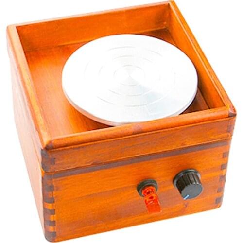 Electric Pottery Wheels Forming Machine with Removable Basin Ceramics Work Clay Craft Art School Teach Pottery