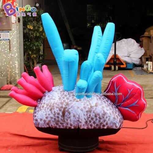 Customized 1.5m height giant inflatable seaweed for decoration toys