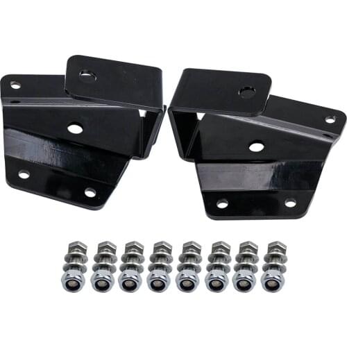 2x Lowering Kit 2" Drop Hangers For GMC 1500 series 1999-2006 2WD Short Bed Rear Axle Drop Hangers 2