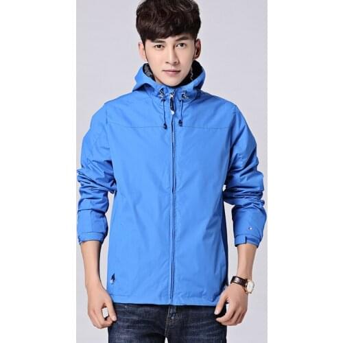 New Jacket Men Casual Hooded Mens Autumn Jacket Fashion Wind Breaker Jackets Male Brand Clothing Autumn Man Coats And Jackets