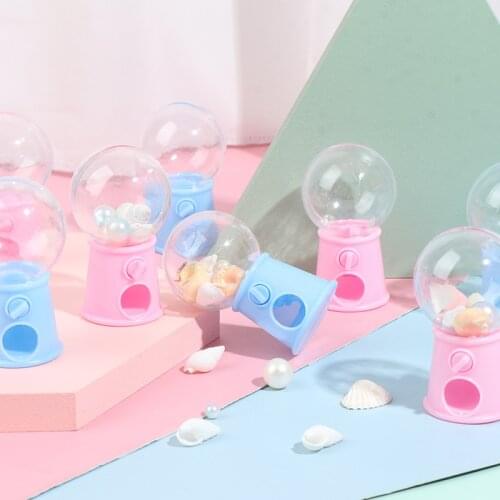 Mini Candy Machine Bubble Gumball Dispenser Coin Bank Kids Toy Chrismas Gifts Pretend Play Money Banking Toys