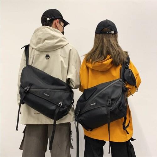 Fashion Unisex School Bag Large Capacity Women Backpack Laptop Satchel Pack Men Messenger Bag Anti-theft Travel Shoulder Bag