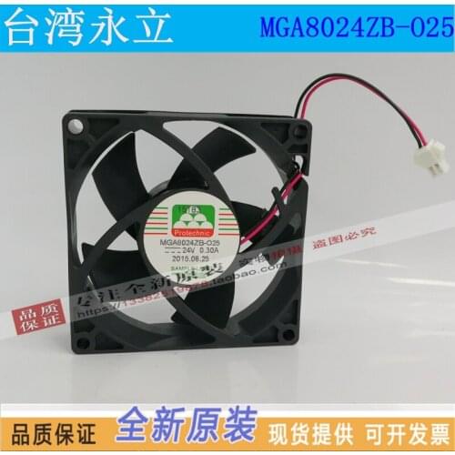 NEW Protechnic Magic MGA8024ZB-O25 8025 24V 0.3A frequency cooling fan