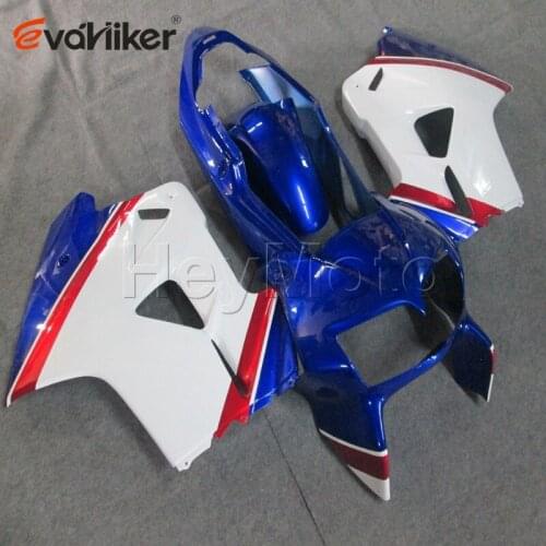 Motorcycle fairing for VFR800 1998 1999 2000 2001 blue white VFR 800 98 99 00 01 ABS Plastic motorcycle cowl