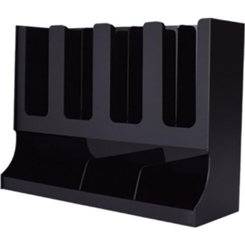 Office Breakroom Coffee Condiment and Cup Organizer Rack Disposable Paper Cup Holder, Easy to Use