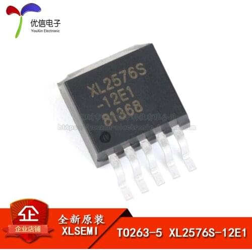Genuine original XL2576S-12E1 TO263-5 3A 12V 52KHz down DC converter chip