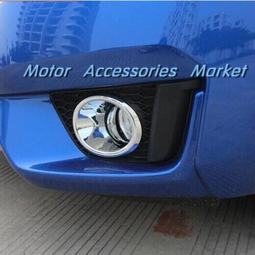 Fit For Honda Jazz Fit Hatchback 2014 2015 2016 2017 High quality Chrome Front Fog Light Cover Trim