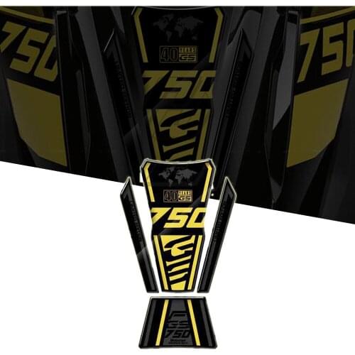 For BMW Motorrad F750GS F850GS 2020-2022 3D Resin Motorcycle Tank Pad Protection