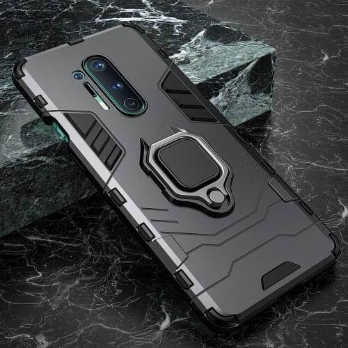 Shockproof Armor Case For Oneplus 8 Pro Stand Car Ring Magnetic Back Phone Cover for Oneplus 8 Pro 7 Pro 6T 7T Pro 7T