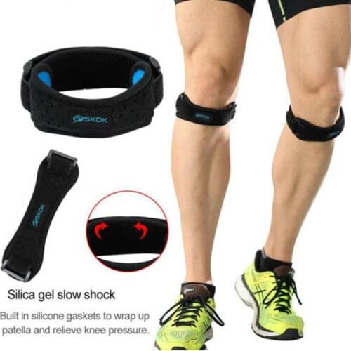 Adjustable Patella Tendon Brace Strap Knee Pads Patella Support Jumpers Runners Sports Pain Band Brace