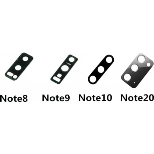 Lens For Samsung Galaxy Note 10 Plus N975 Original Camera Glass Lens Phone Housing Back Cover Replace Repair Parts + Glue