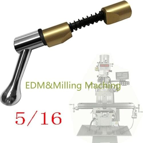 High Quality Milling Machine Quill Lock Bolt CNC Handle 5/16 & Brass Sleeve Vertical Mill Tool Durable New