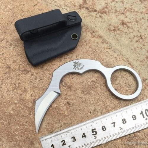 High Quality Karambit Knife D2 Steel Sharp Camping Survival Tactical Pocket Claw Mini Neck Knives Multi EDC Rsecue Tool