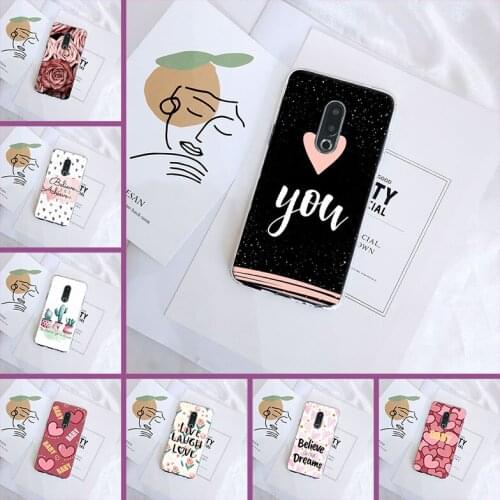 Back Cover For Meizu 16th 16x 15 Lite 16 Plus Heart Flower Love Silicone Soft Phone Case For Meizu U10 U20 Pro 6 7 Plus Case